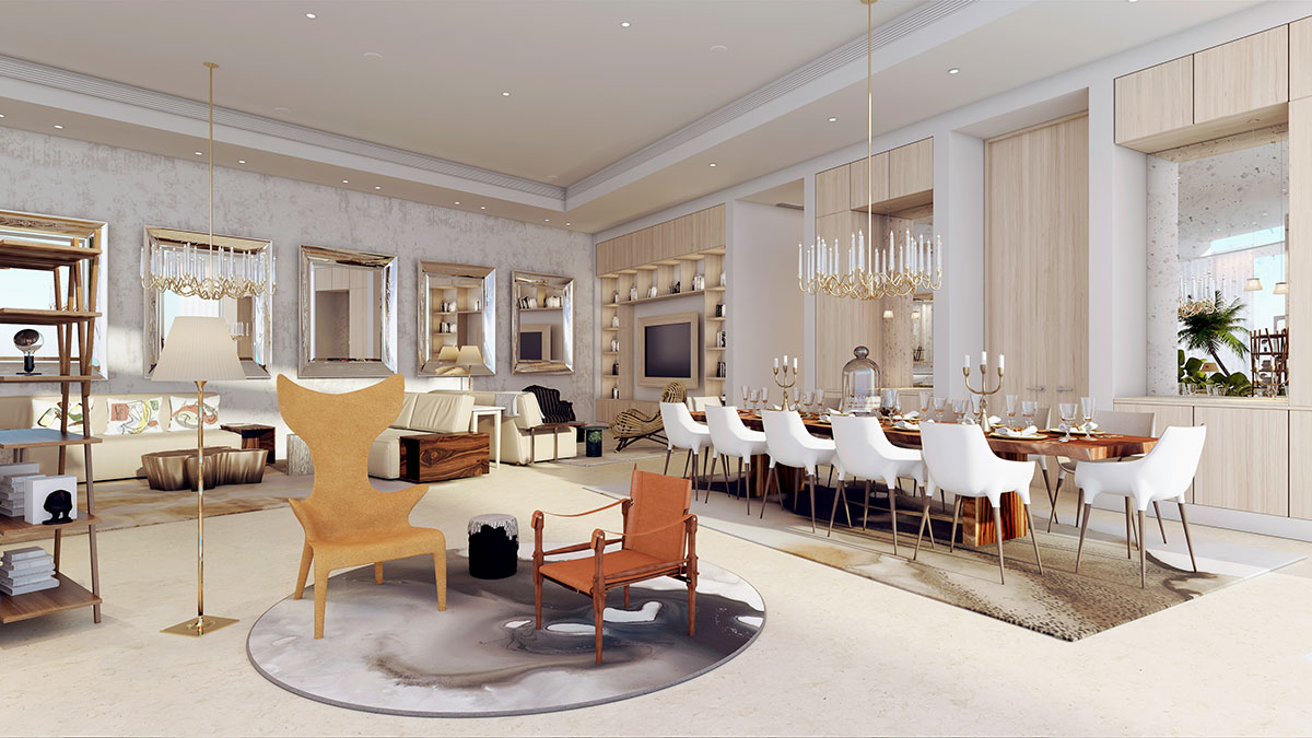 interior of an apartment