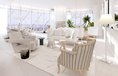 interior of sapphire residence